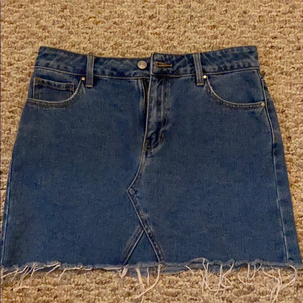 jean skirt
